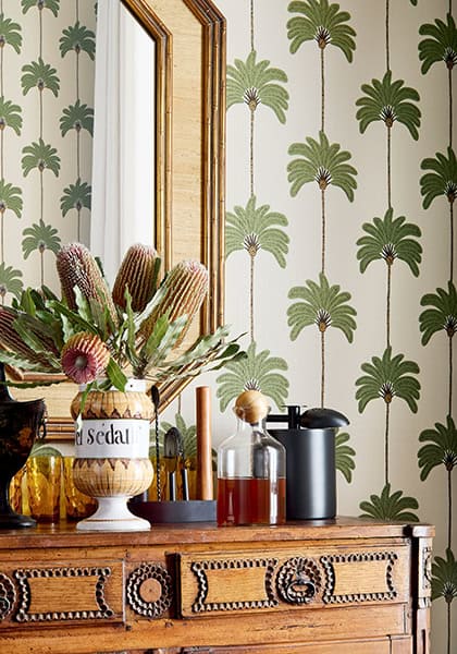 Palm Grove - Sunset Boulevard wallpaper image from Empire Papiers Peints
