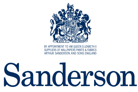Sanderson Wallpaper Logo in partner list of Empire Wallpaper