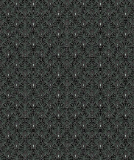 Diamond Bronze Art Deco wallpaper featuring a geometric diamond pattern in metallic bronze tones on a luxury interior wall.