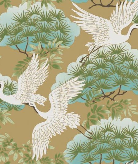 Sprig & Heron - Papier Peint