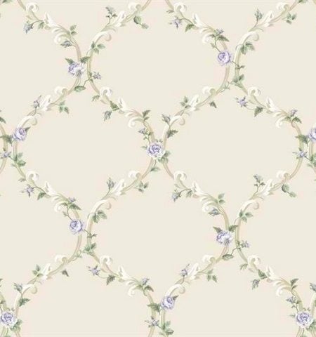Rose Trellis - Papier Peint
