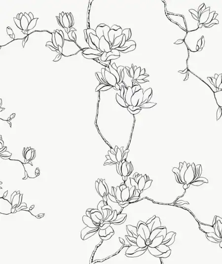 Magnolia Branches - Papier Peint