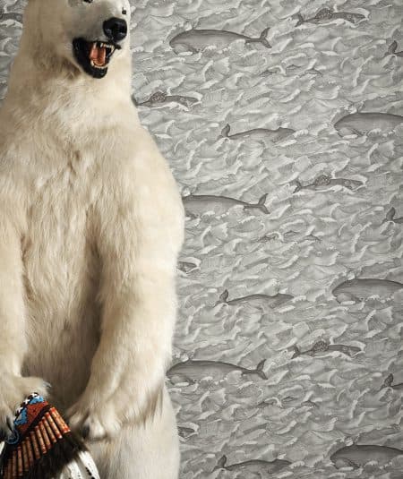 sample picture of 103/1005 Room Shot by cole and son whale wallpaper available at Empire Wallpaper