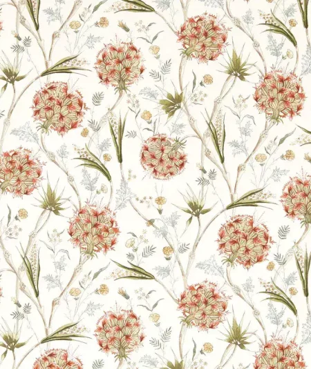 Wallichi Russet/Olive Wallpaper | Zoffany