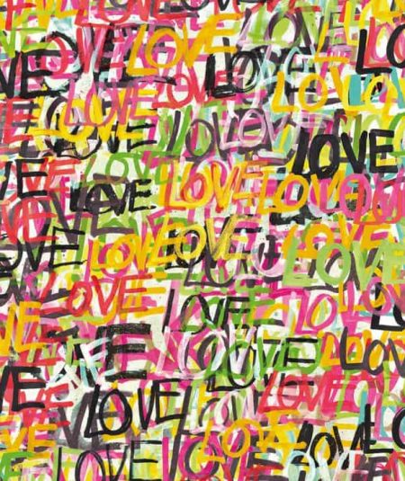 Love Scribble - Papier Peint
